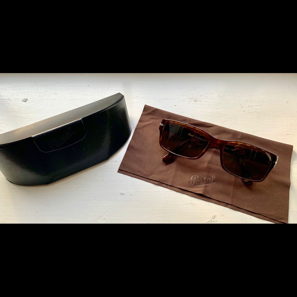 Persol Havana Crystal Brown Polarized Sunglasses